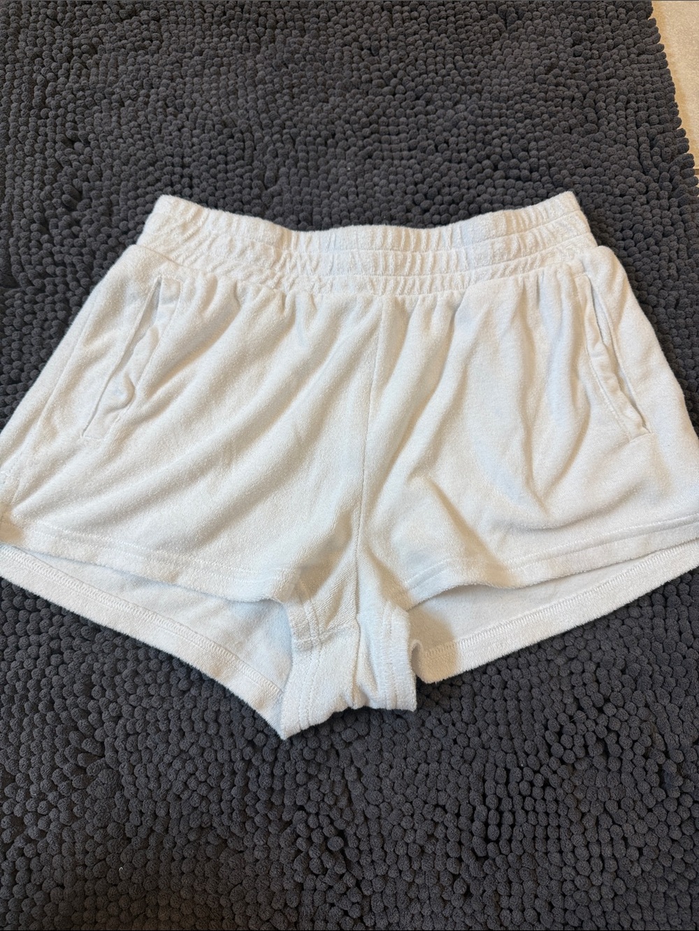 White Offline by Aerie Terry Cloth Shorts